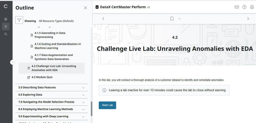 CompTIA DataX CertMaster Perform (V1)