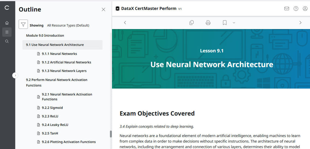 CompTIA DataX CertMaster Perform (V1)