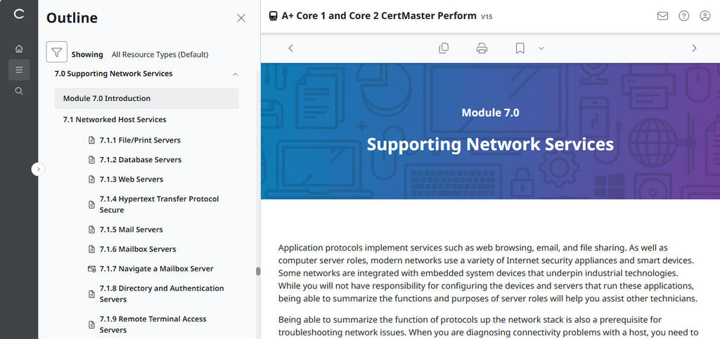 CertMaster Perform for CompTIA A+ Core 1 & 2  (V15) (120 Days  Access)