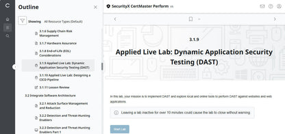 CompTIA CertMaster Perform – SecurityX CASP+ CAS-005 Individual License