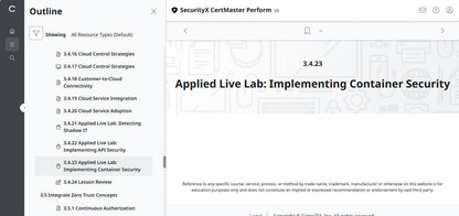 CompTIA CertMaster Perform – SecurityX CASP+ CAS-005 Individual License