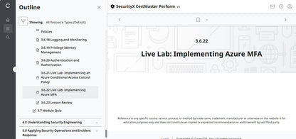 CompTIA CertMaster Perform – SecurityX CASP+ CAS-005 Individual License