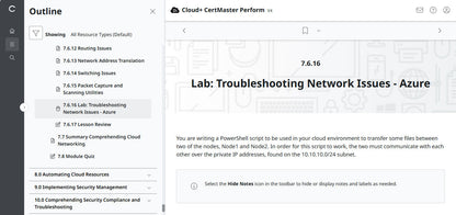 CompTIA Cloud+ CertMaster Perform (CV0-004)