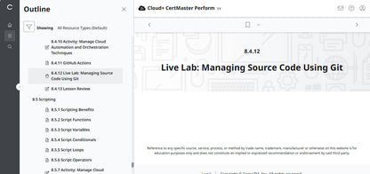 CompTIA Cloud+ CertMaster Perform (CV0-004)