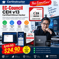 EC-Council CEH v13 (312-50) Practice Test + Mock Exam, Study Guide & Learning App